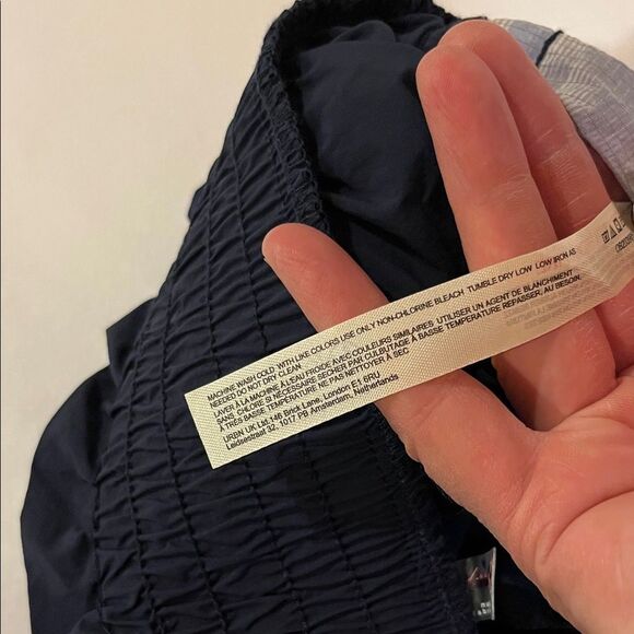 NWOT Free People Navy and White Track Pants - Picture 7 of 12